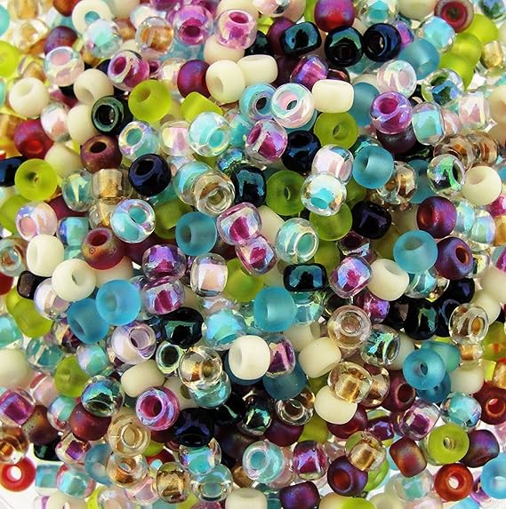 Miyuki Round Seed Beads Size 8/0 22g Spring Flowers Mix Amazon.ca