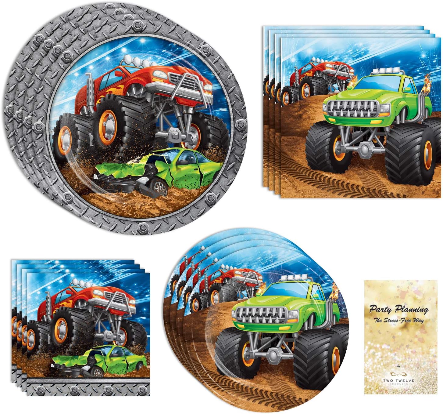 Monster Truck Party Supplies (Monster Truck Dinner Ware)