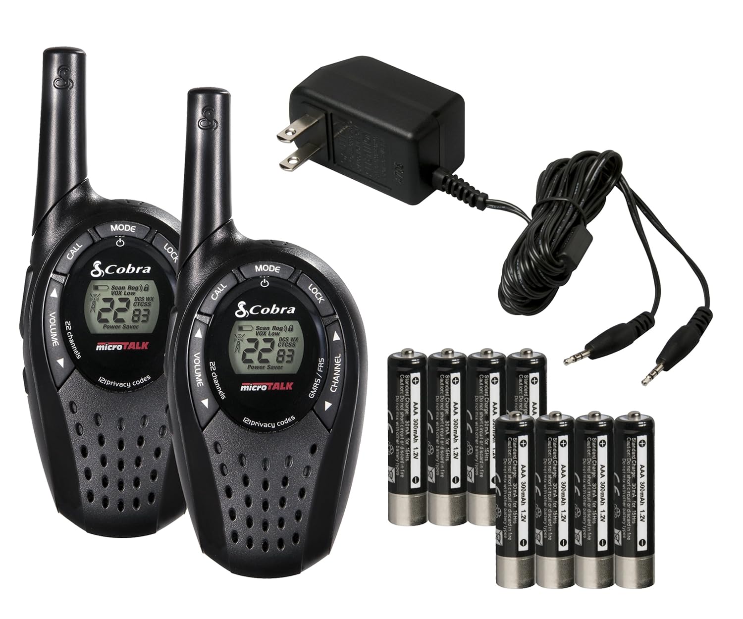 Amazon.com: Cobra MicroTalk CXT225 20-Mile 22-Channel FRS/GMRS