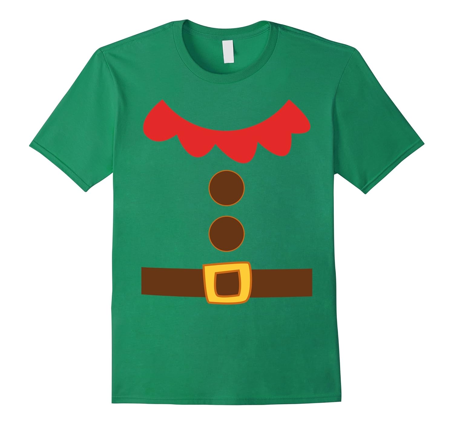 Elf Costume T-Shirt Funny Santa Helper Christmas Elves Shirt-ANZ