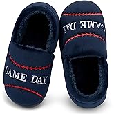INMINPIN Kids Toddler Ball Sports Slippers Girls Boys Cozy Warm House Shoes Memory Foam Non-Slip Indoor Outdoor Slippers for Sports Fan (Toddler/Little Kid/Big Kid)