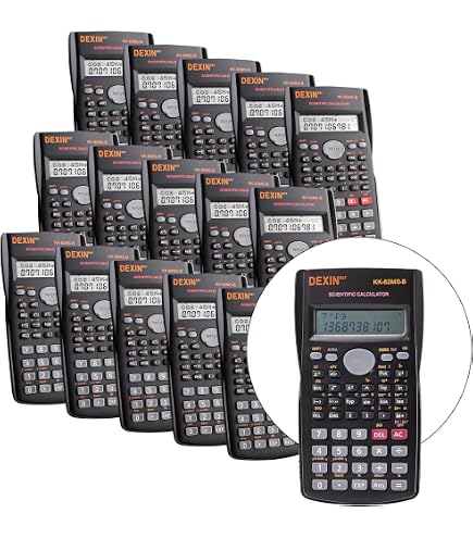 12 Pack Scientific Calculators Bulk - 2-Line Display Engineering Calculators For Students & Offices