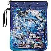 The Fourth Wing Book Sleeve for Book Lovers, Funny Bookcover Protector for Paperbacks with Handle & Pocket for Friends Librarian Bookish, Book Club Gifts for Chritsmas, Reading Accessories for Women