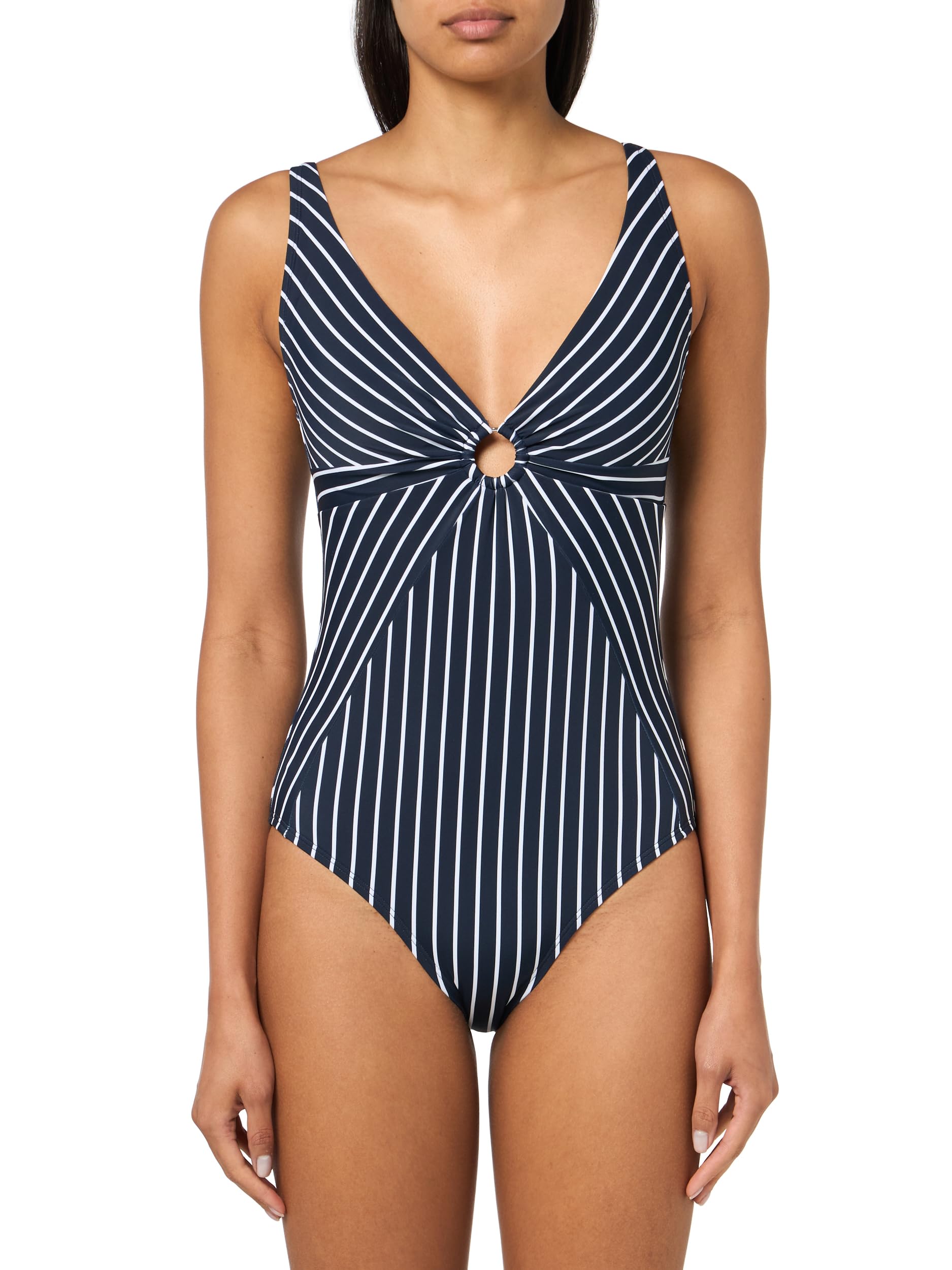 Photo 1 of Tommy Hilfiger Women's Swim One Piece,Sky Captain Stripe,Small