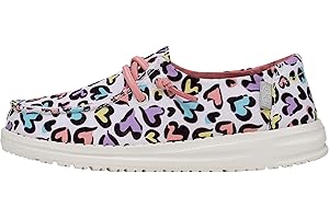 HEY DUDE Wendy Youth - White Leopard