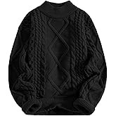 Aelfric Eden Oversized Sweater for Women Turtleneck Long Sleeve Sweater Arctic Velvet Knit Pullover