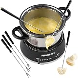 Progress EK4375BLK Electric Fondue Set 1.4L Stainless Steel 8 Forks 1200W view 9