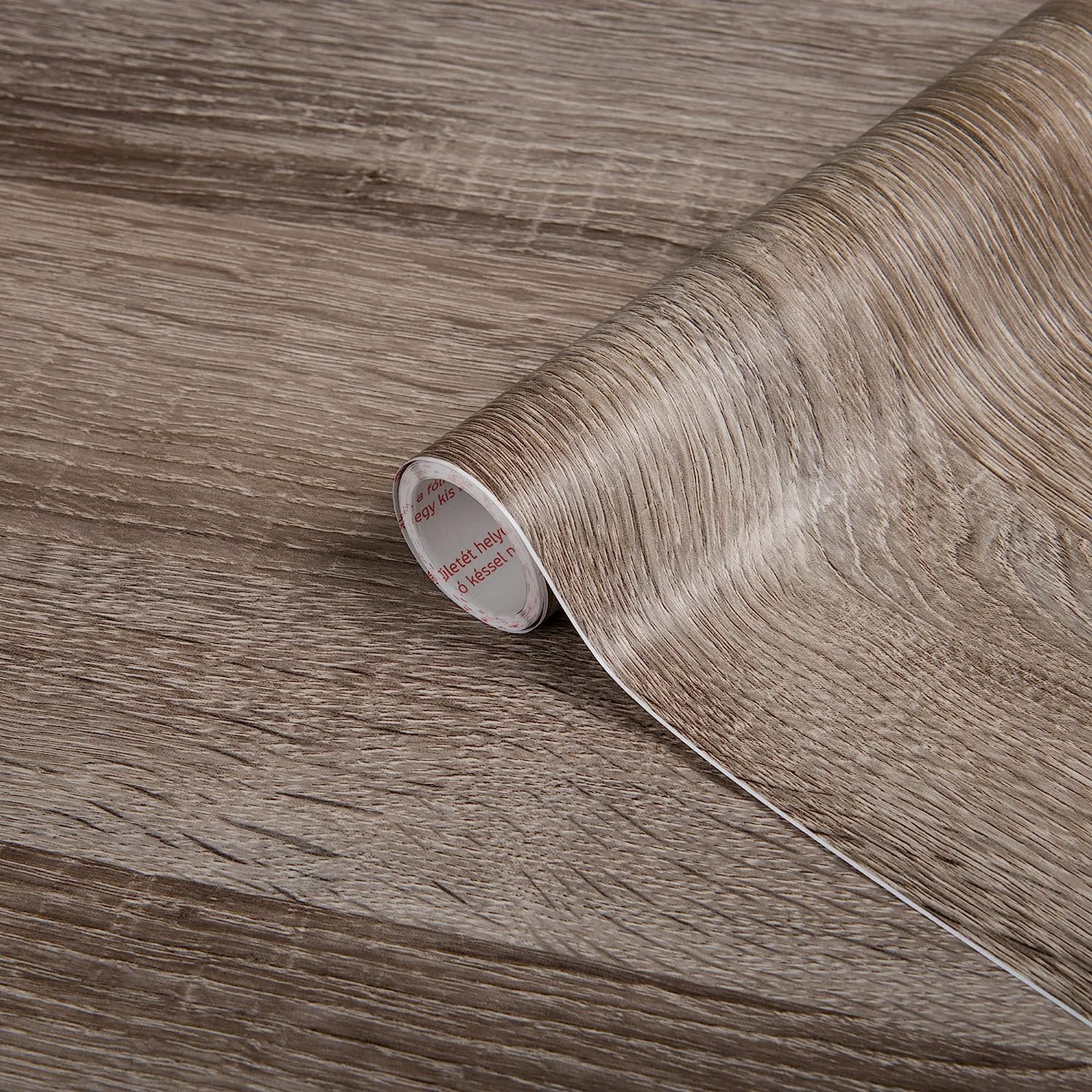 d-c-fix vinyl wrap Sonoma oak truffles wood effect 45 cm x 2 m - sticky back plastic roll for furniture, kitchen & cupboards - contact paper sticker self adhesive film