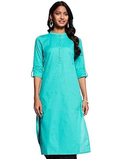 Women's Cotton Straight Kurta