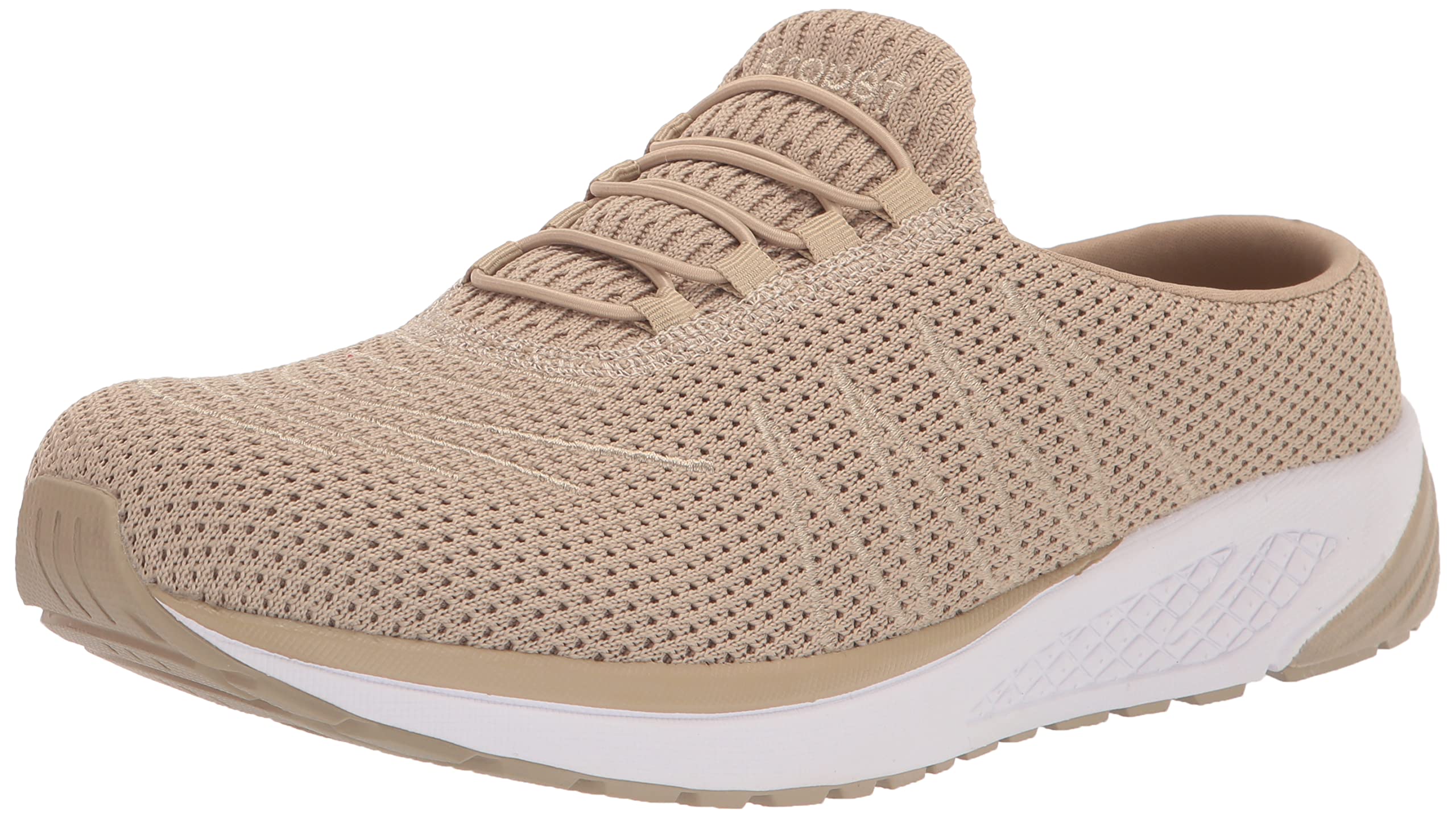 Propét Women’s Tour Knit Slide Sneakers, Sand, 13 M US