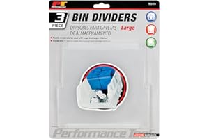 Performance Tool W5179 3Pc Clear Dividers for Large Multipurpose Parts Bin (W5174) Large