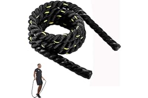 TONYKO Heavy Jump Rope Weighted Jump Rope for Men Women Total Body Workouts Power Training Improve Strength Building Muscle