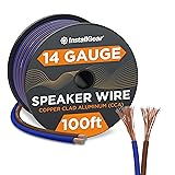 InstallGear 14 Gauge Speaker Wire 100 ft Cable, 14
