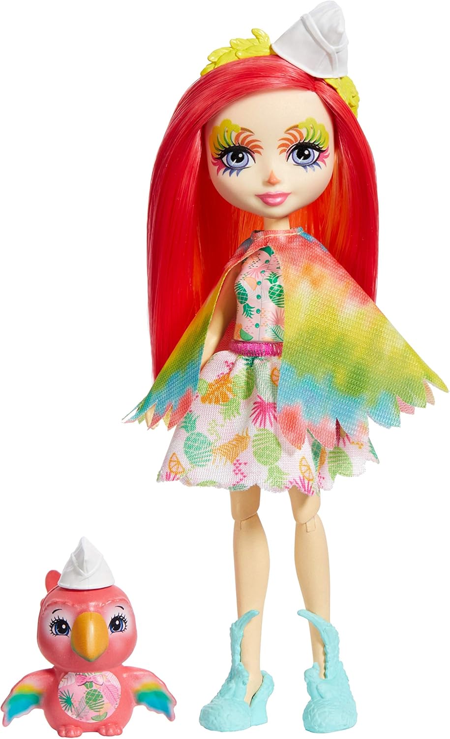 enchantimals peeki parrot doll & sheeny