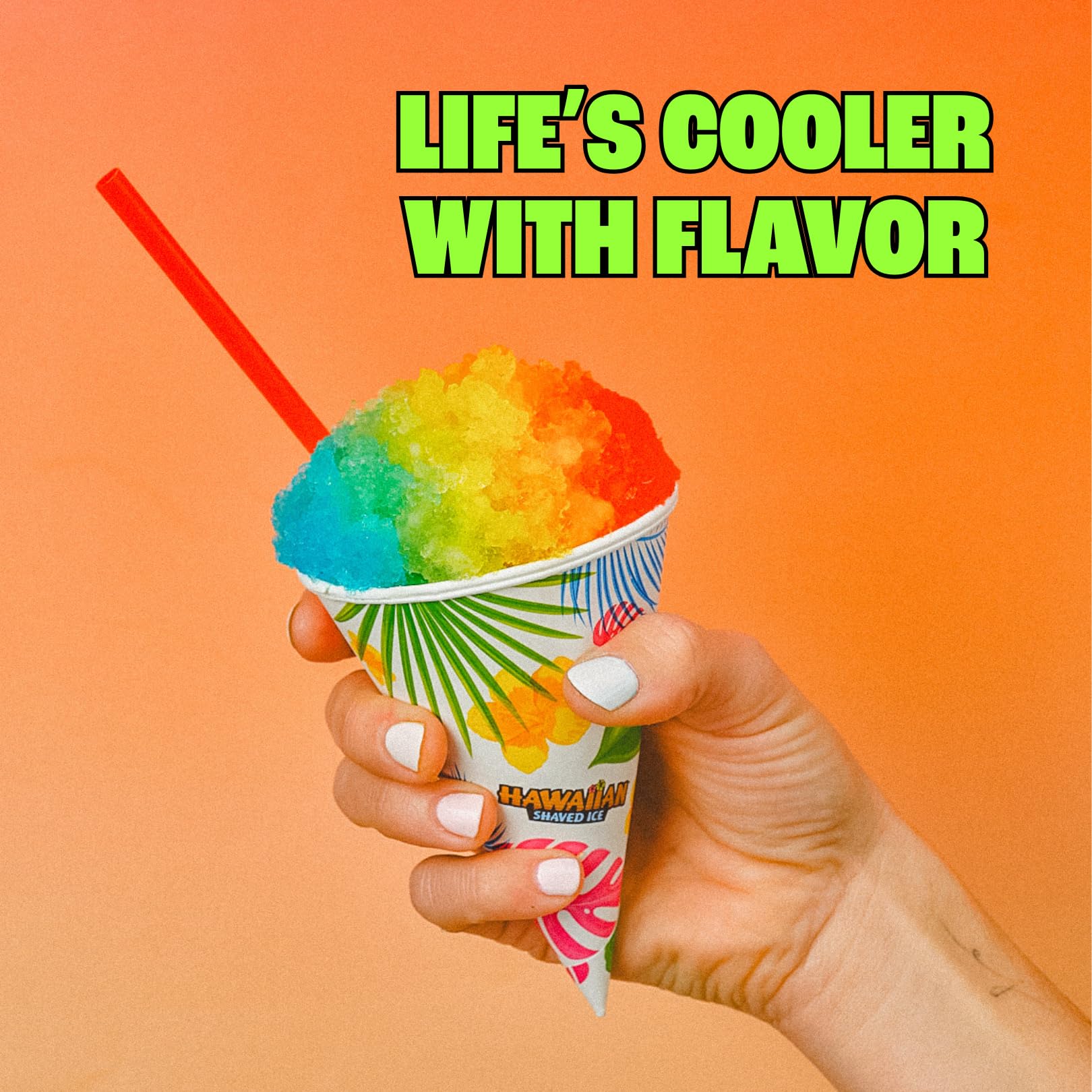 Hawaiian Shaved Ice Kid-Friendly S700 Classic Snow Cone and Shaved Ice Machine with Instruction Manual, Tip Card, and 1-year Manufacturer’s Warranty, 120V, White