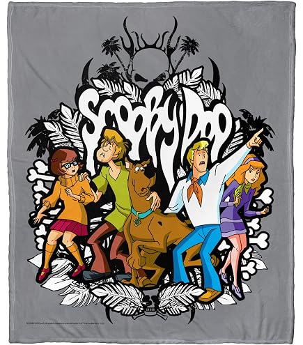 Northwest Family Scooby-Doo Plüschdecke „Our Pal Scooby“ – 116,8 X 152,4 Cm, Aus 100 % Polyester, Kuschelweich, Maschinenwaschbar
