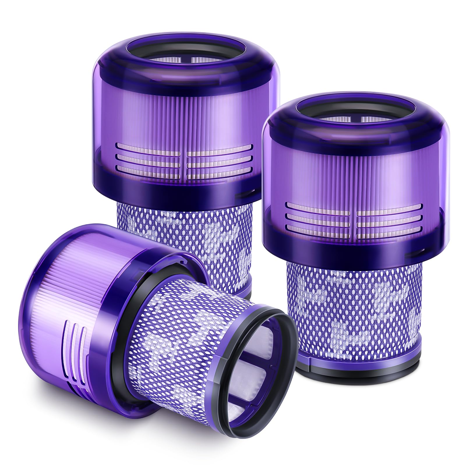 Photo 1 of 3 Pack V11 Filters Replacement for Dyson, Vacuum Filters Replacement Compatible with Dyson V11 Animal Torque Drive Complete V15 Detect Cordless Vacuum, Replace Part # 970013-02
