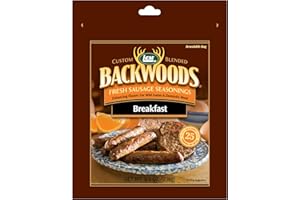 LEM Products Backwoods Breakfast Fresh Sausage Seasoning, Ideal for Wild Game and Domestic Meat, Seasons Up to 25 Pounds of Meat, 8.3 Ounce Packet