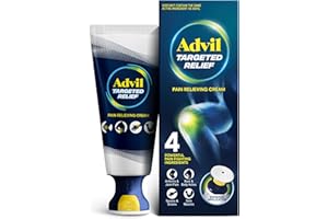 Advil Targeted Relief Pain Relieving Cream with Massage Applicator, Up to 8 Hours of Powerful Relief of Minor Arthritis Pain, Joint Pain, Lower Back Pain and Muscle Pain, 2.5 oz