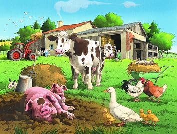Nathan - 86301 - Puzzle Enfant Classique - Journée à la Ferme - 30 ...