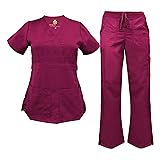 Soft Premium Mock Wrap Professional Work-Wear Women