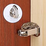 JIZZU 10Pcs Silent Close Hinges 90 Degree for Kitchen Wardrobe Cabinet Doors view 4