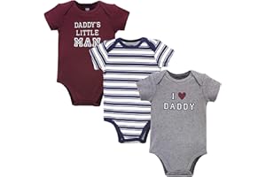 Hudson Baby Baby Boys Cotton Bodysuits 3-pack