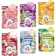 COKOC Peelable Gummy Variety Pack - 6 Individual Packs Featuring Peeling Mango, Grape, White Peach, Lychee,Strawberry,Apple& Lemon Burst Flavors