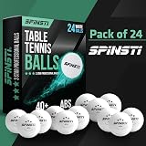 SPINSTI 40+ 3 Star ABS Table Tennis Balls 24 Pack Indoor Ping Pong view 2