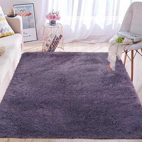 purple nursery rug