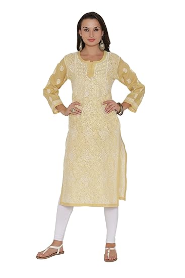 amazon chikankari kurtis