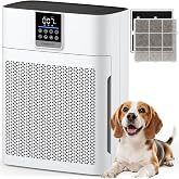 Air Purifiers for Home Large Room up to 2180 Sq Ft, DBFIT HEPA Air Purifier with Washable Nylon Pre-Filter, PM2.5 Air Quality Sensor, Air Cleaner for Pet Hair, Odor, Smoke, Dust, Pollen AP2410
