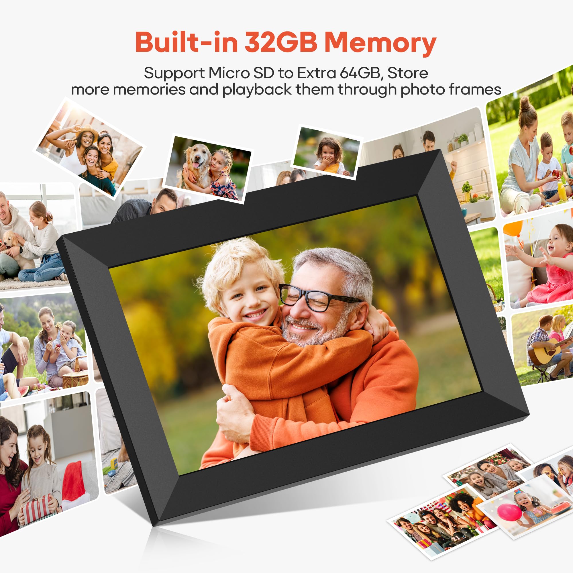 Frameo Digital Photo Frames WiFi 3 Pack