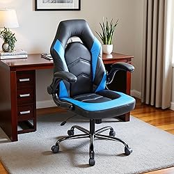Ergonomic Gaming Chair with Adjustable PU Leather
