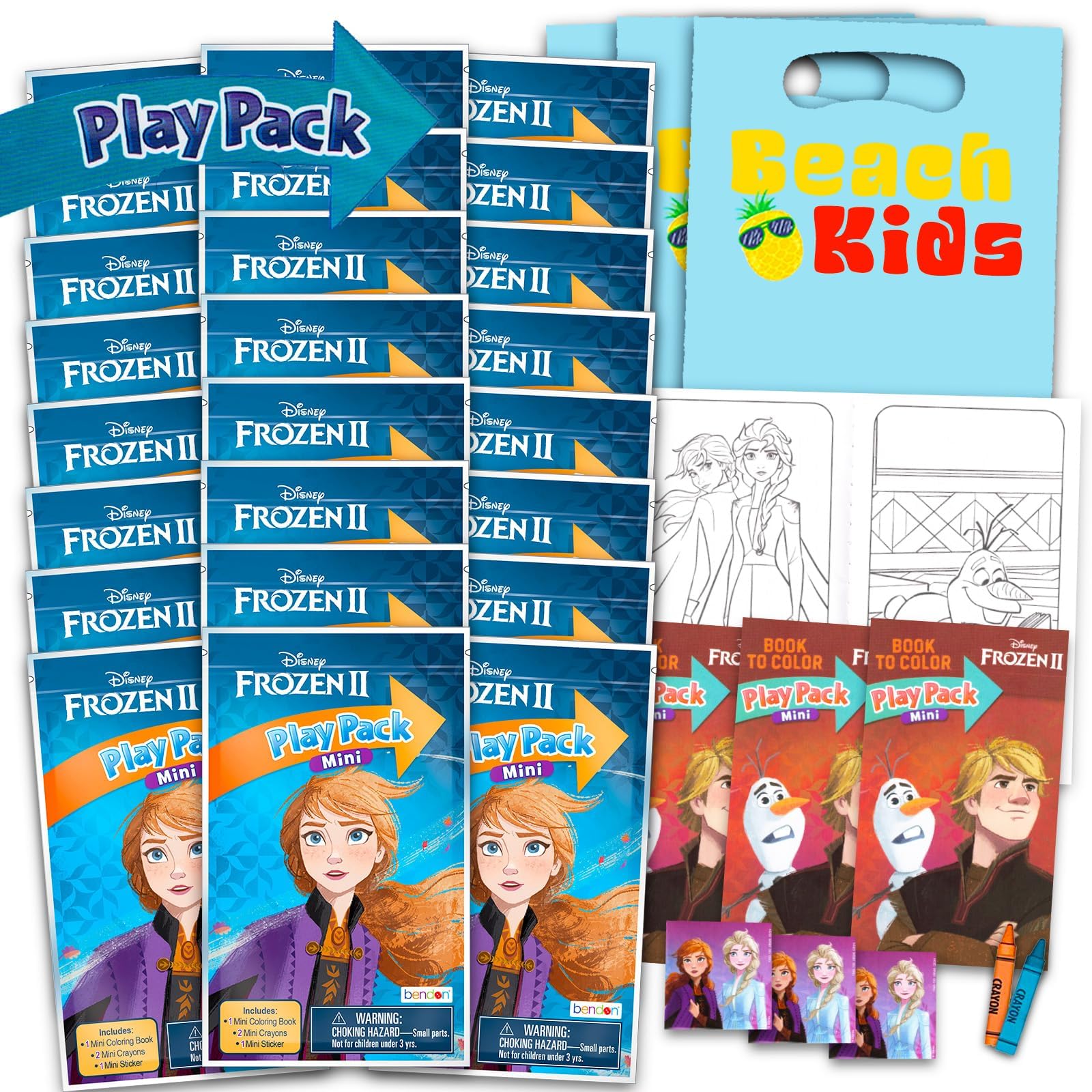 Disney Frozen Mini Party Favors Set for Kids, Girls - Bundle with 24 ...
