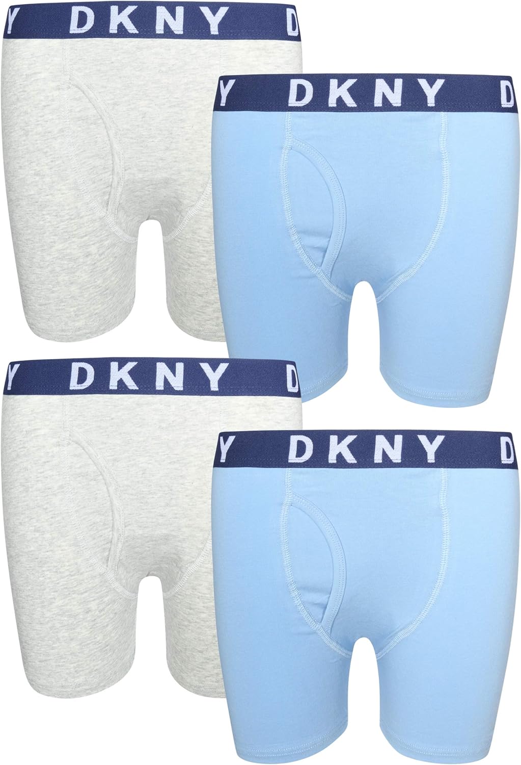 DKNY Boy's (4 Pack) Boxer Brief Underwear (Small / 78