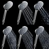 SAMODRA High Pressure Handheld Shower Head with Hose 5 Spray Settings Chrome view 4