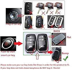 M.JVisun Genuine Carbon Fiber Key Fob Cover for
