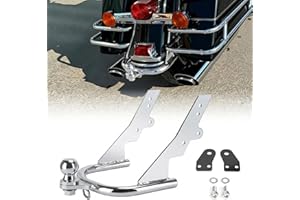 Bravema Trailer Hitch with Ball for Harley Touring 1980-2008 Electra Glide Road King Road Glide Tour Glide FLT FLHT FLHR FLTR