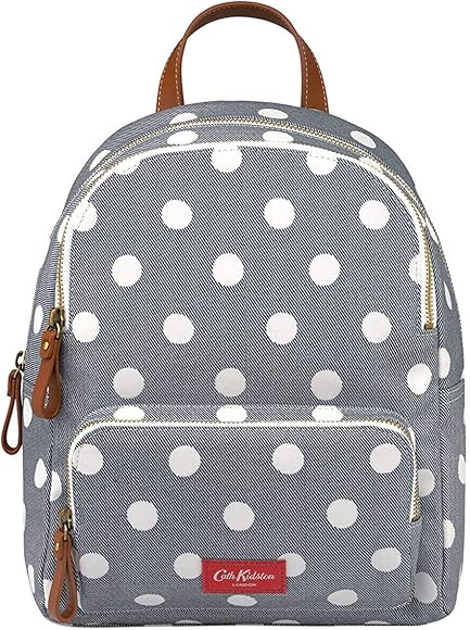 cath kidston button spot multi pocket backpack
