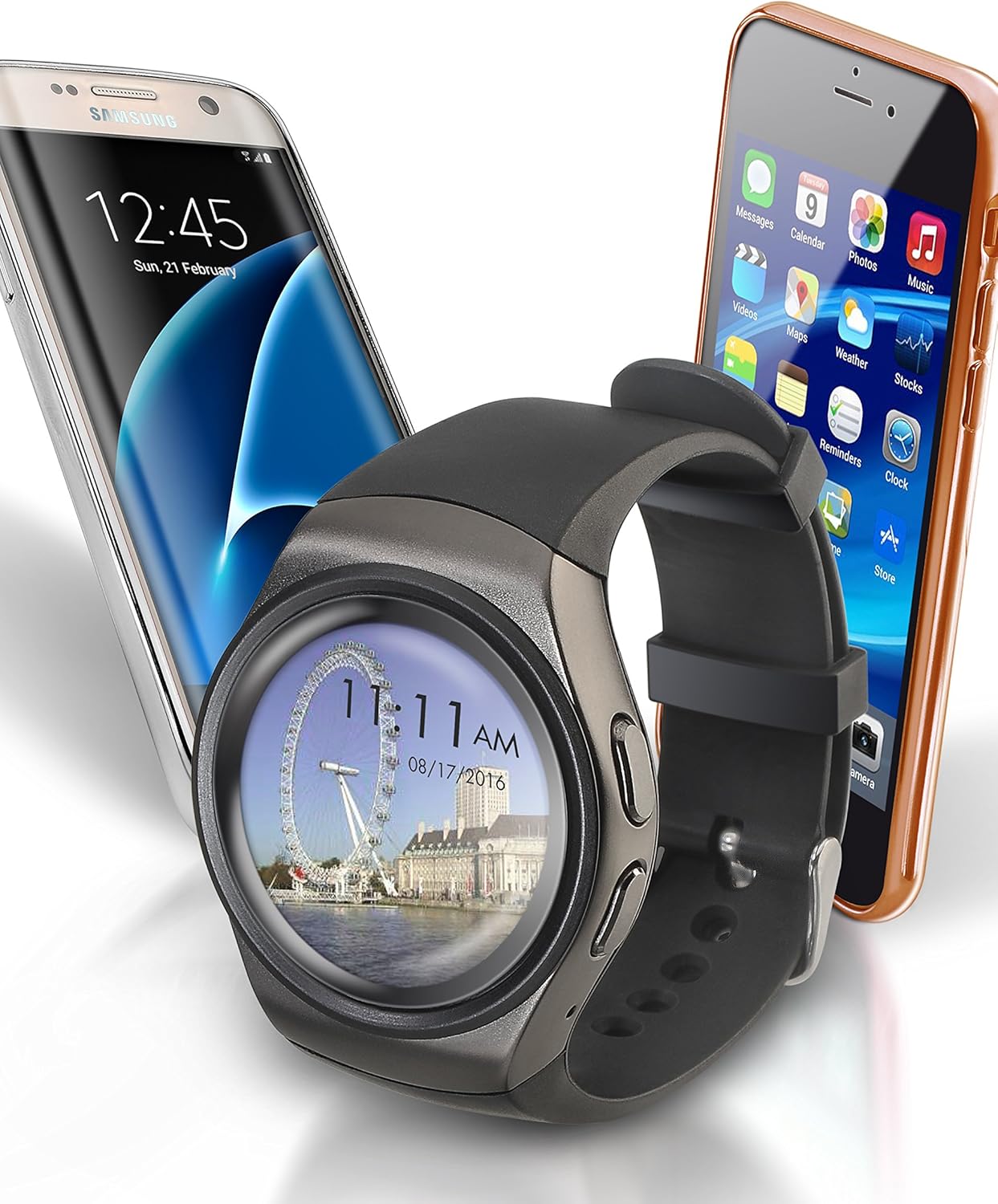 imperii Smartwatch Rolling HR Negro: Amazon.es: Electrónica