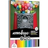 Neenah Astrodesigns Cardstock Pack 8.5"X11" 72/Pkg - 18 Bold & Vivid Colors