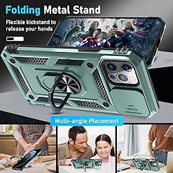 Janmitta Case for iPhone 16 Pro Phone Cover Built