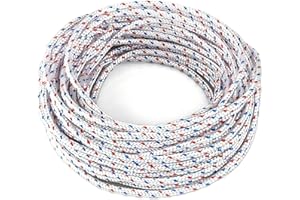SSFOLPFEE High Strength Recoil Starter Rope, 4.5mm × 100FT, Heavy Duty Pull Cord for Briggs & Stratton, Honda, Generator, Law