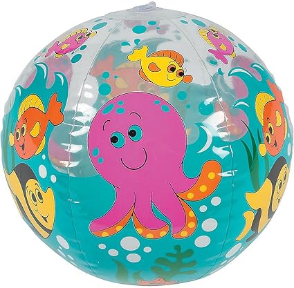 printed beach balls
