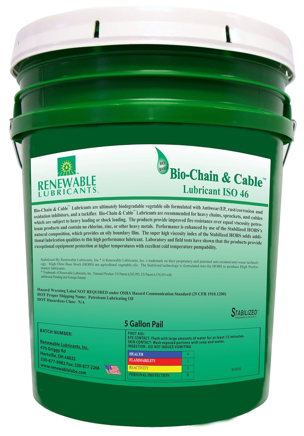Chain & Cable Lubricant, 5 gal.: Industrial & Scientific