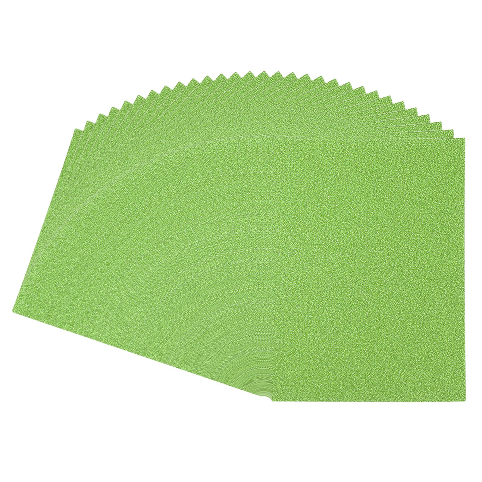 PATIKIL 8.5x11 Glitters Cardstock, 30Sheets A4 250GSM Sparkling Thick No-Shed Shimmer Glitters Paper for Scrapbook Card Making DIY Crafts Project Party Decorations, Green