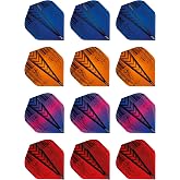 RED DRAGON Hardcore Selection Pack Treads Extra Thick Standard Dart Flights - 4 Sets Per Pack (12 Dart Flights in Total)