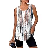 WIHOLL Workout Tops for Women Summer Athletic Tank Tops Sleeveless Shirts Beach Lightweight Gym Clothes