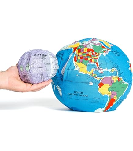 Amazon.com: HUGG-A-PLANET Super Earth Pillow Globe | Bean Bag